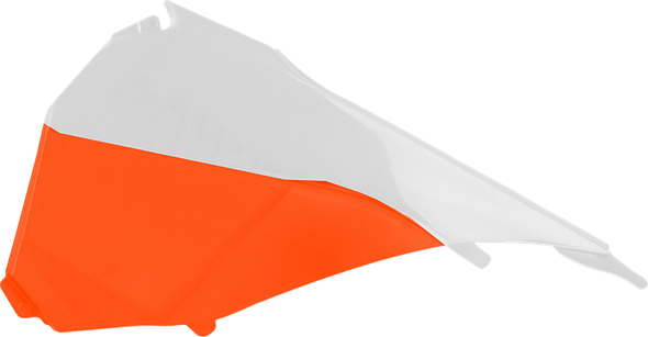Polisport 8455200001 Airbox Cover - White/Orange - for KTM - Ex