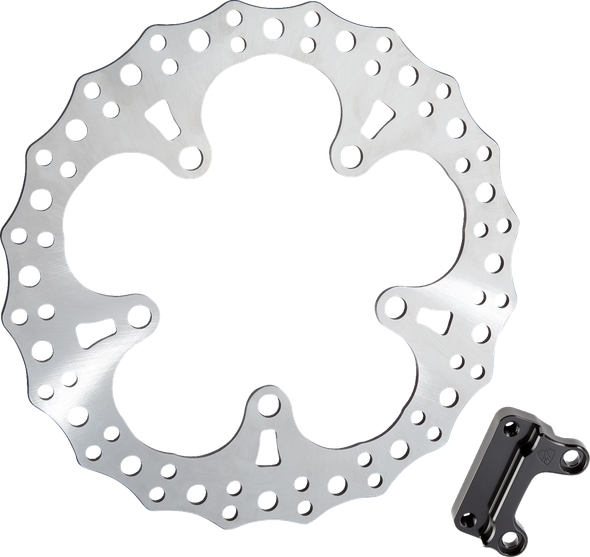Arlen Ness 300-012 Jagged Left Brake Rotor - 13"