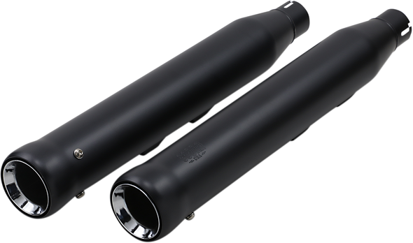 Cobra 6042B Neighbor Hater Slip-On Mufflers - 3" - Raven Black - Flstn