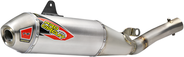 Pro Circuit 0131845A T-6 Stainless Steel Slip-On for 18-19 FOR YAMAHA YZ 450 F