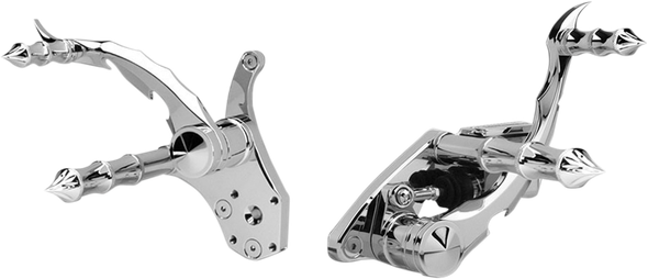 Accutronix FC103-SLC Forward Control - Tribal - Chrome - Fx 84-99