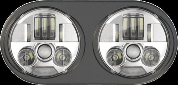 Custom Dynamics Chrome ProBeam LED Headlamp for Harley Davidson Road Glide FLTR