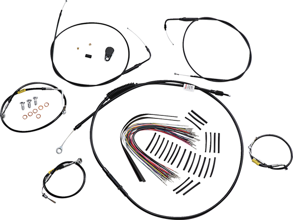 Burly Brand B30-1291 Control Kit for Early Touring Bikes with Bagger Bar
