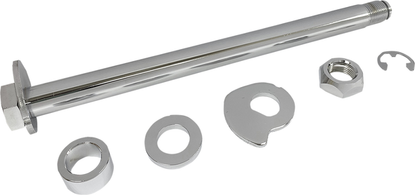 Drag Specialties Axle Kit - Rear - Chrome - Flt