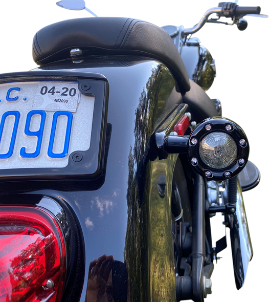 Custom Dynamics PB-BR-RR 56-BS Bullet Turn Signal 1156 - Black - Smoke Lens
