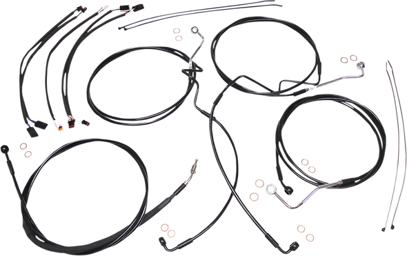 Magnum Shielding 486411 Xr Handlebar Installation Kit - 17-20 Flhrxs - Black