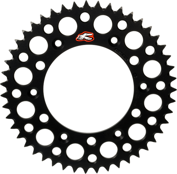 Renthal 441U-428-50GPBK Rear Sprocket - 50 Tooth - Black - Gas Gas/Husqvarna/KTM