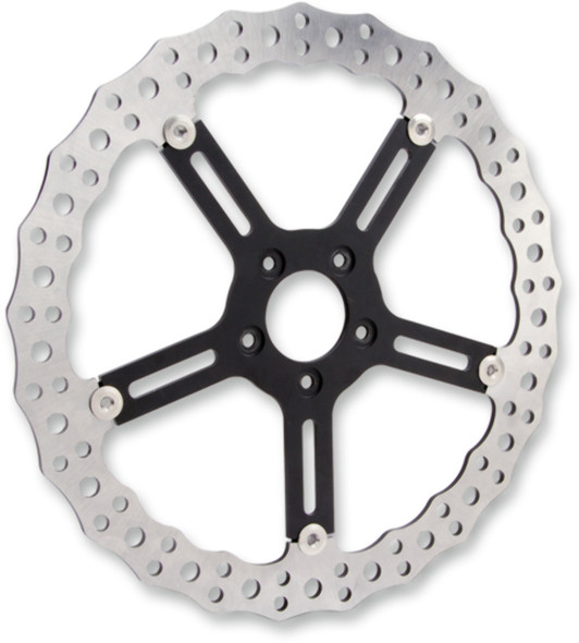 Arlen Ness 15&Prime, Oversize Jagged Right Hub Mount Rotor 02-992