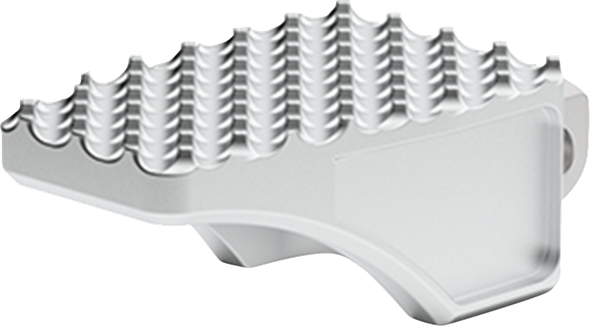 LA Choppers LA-P100-02 County Line Billet Foot Pegs - Rear - Raw