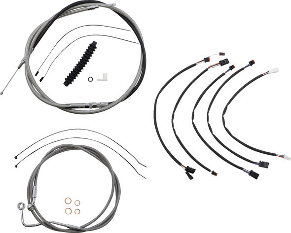 Magnum Shielding 5891022 Xr Handlebar Installation Kit - Stainless Steel/Chrome