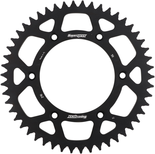 Supersprox RAL-210-50-BLK Rear Sprocket - Black - for Honda - 50 Tooth