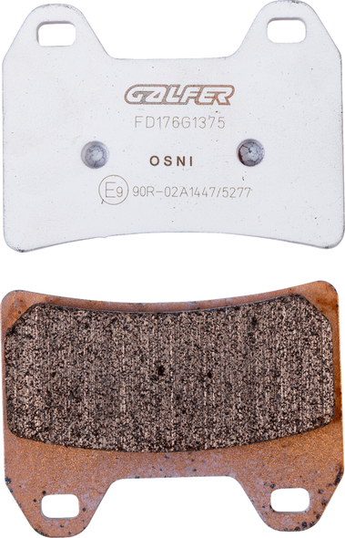 Galfer FD176G1375 Hh Sintered Ceramic Brake Pads