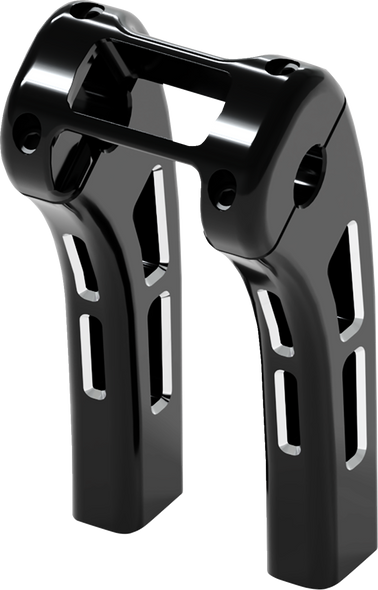 Magnum Shielding 2R-0108 Ghost Risers - Softail Display Clamp - 8" - Black