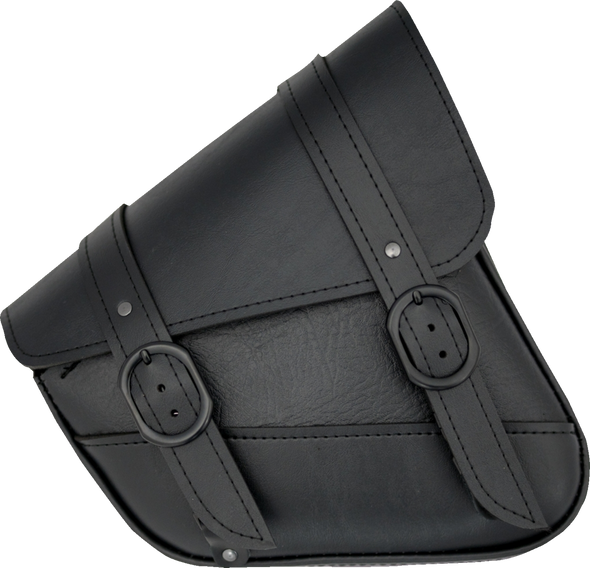 Willie & Max Luggage 59778-05 Blackjack Swingarm Bag - Dual Shock - Black
