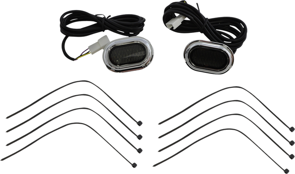 Custom Dynamics CD-PLUG-SC Antenna Grommet Light - Smoke Lens - Chrome