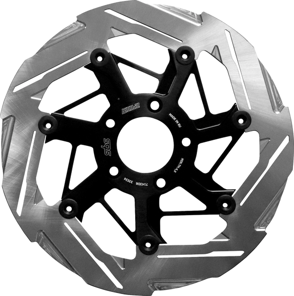 SBS 7143DR Design "D" 7-Spoke Brake Rotor