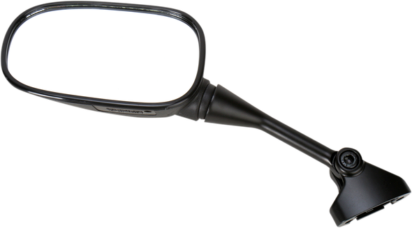 Emgo 20-37352 Mirror - Side View - Rectangle - Black - Left