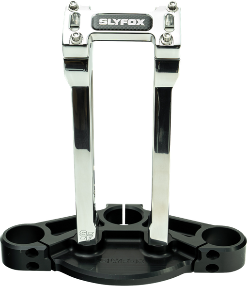 Slyfox Sf-1001-10-R Handlebar Riser Kit - Straight - 1" Clamping - Raw