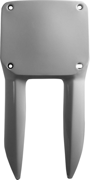 Polisport 8675000001 Number Plate - OEM White - Rm 125/250