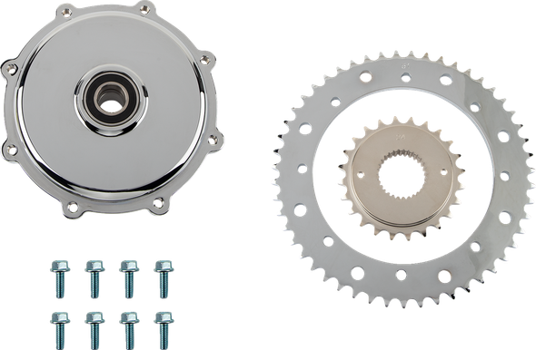 Drag Specialties Conversion Sprocket Kit - Chrome - 09-16