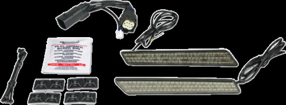 Custom Dynamics Saddlebag Latch Lights w/ Smoke Lens for 2010-2013 Harley Tour