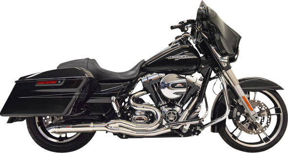 Bassani Xhaust 1F67C 2:1 Exhaust - Hotrod - Chrome