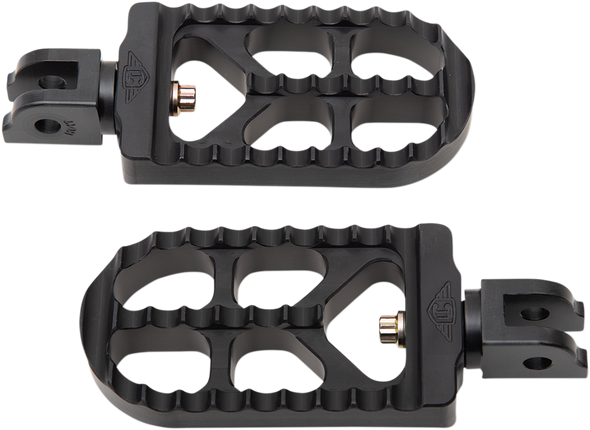 Joker Machine 08-56-6B Serrated Foot Pegs - Black - Long