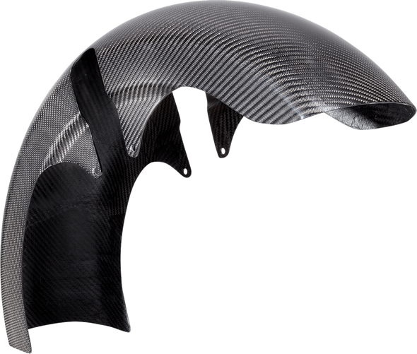 Arlen Ness 210-025 21" Front Fender - Fat Wrapper - CF - HD Touring 15-23