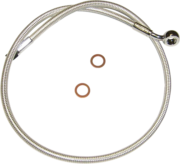 Magnum Shielding AS378122 Brake Line - 12mm-35° - 22" - Sterling Chromite II