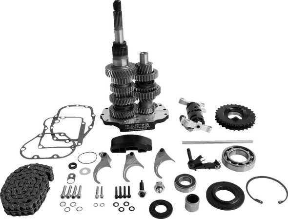 Baker Drivetrain DD6-411P-03 Direct Drive Gear Set - Black - 01-06 Touring