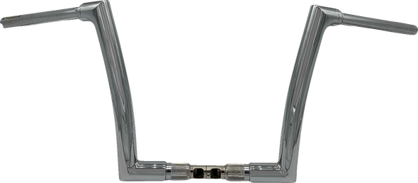 Fat Baggers Inc. 616012 1-1/2" Ez Install Flat Top Handlebar - 12" - Chrome
