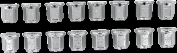 ITP 09-13 FOR KAWASAKI TERYX750 Lug Nut Set (Chrome / 12x17mm / Flat Head)