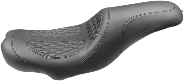 Mustang 75224 Tripper Fastback Perewitz Seat - Diamond - FLH/FLT 08-25
