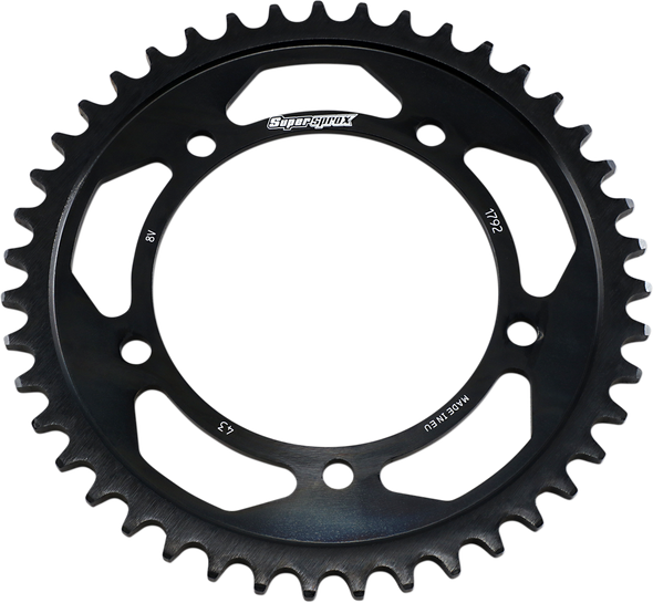 Supersprox RFA-1792-43-BLK Edge Rear Sprocket - Black - 43 Tooth