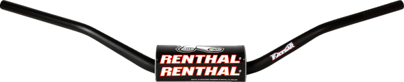 Renthal 843-01-BK Fatbar Handlebar - 843 - Flat Track 130 - Black