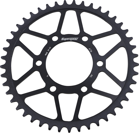 Supersprox RFE-478-45-BLK Rear Sprocket - 45 Tooth - for Kawasaki/Polaris