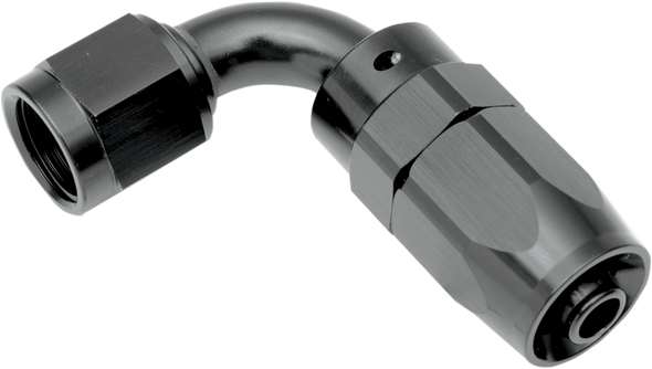 Goodridge 45 Degree Oil Line Fitting - Black - P1136-4506BK