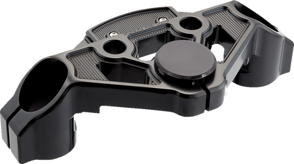 Arlen Ness 130-004 Triple Tree - Black - + 2"