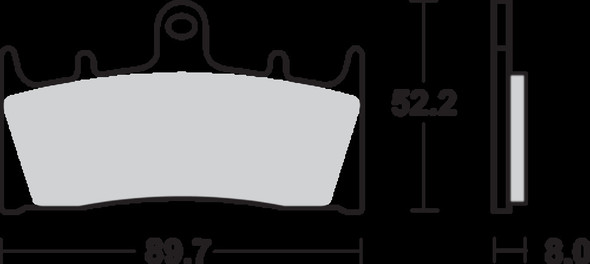 SBS 686HS BRAKE PAD SBS 686HS