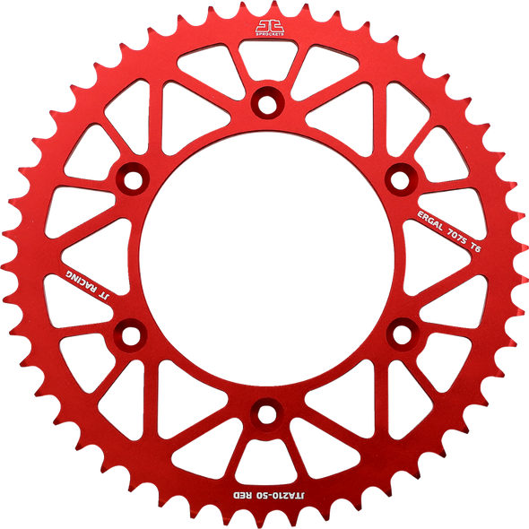 JT Sprockets JTA210.50RED Rear Sprocket - Beta/Honda - Red - 50 Tooth