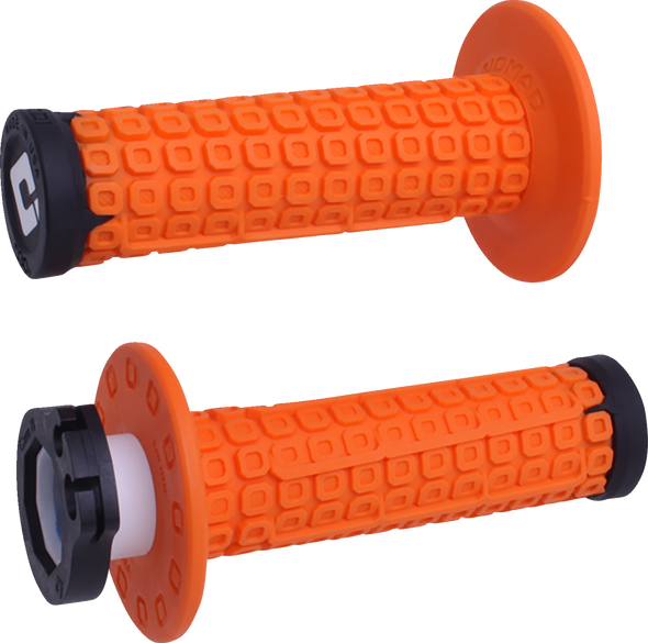 Odi H36NDOB Nomad Lock-On Grips - Off-Road - Orange/Black
