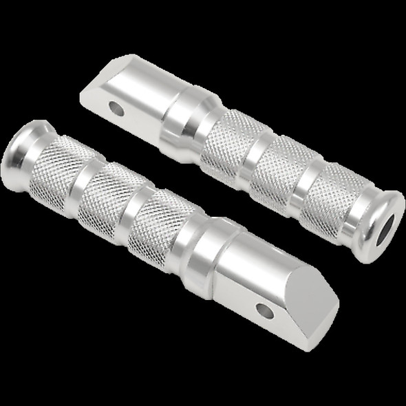 EMGO 50-11261 FOOTPEGS SILVER HON-REAR