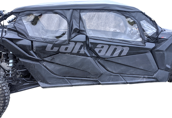 Seizmik 51-20994 Soft Upper Doors - Black - for Can-Am - Maverick