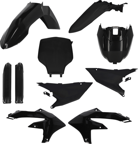 Acerbis 2988230001 Full Body Kit - Black - for Yamaha - Yz 26