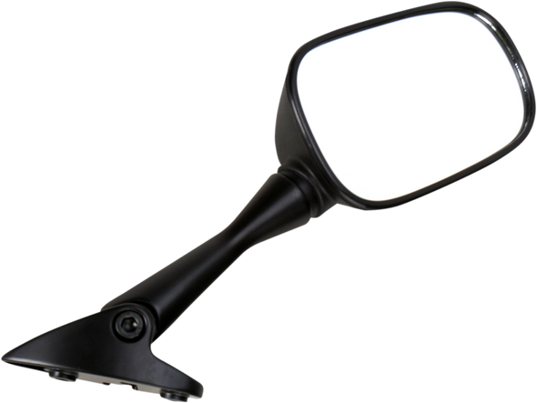 Emgo 20-37341 Mirror - Side View - Rectangle - Black - Right
