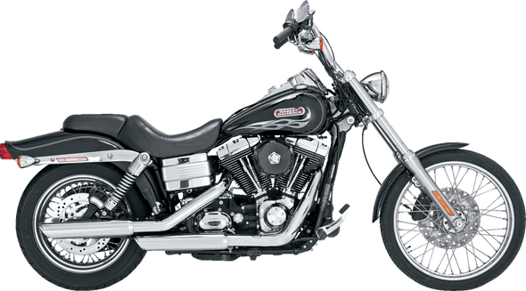 Vance & Hines 16337 3" Twin Slash Slip-On Muffler - Chrome