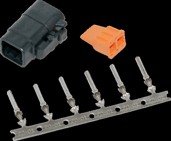 NAMZ MDP-6B CONN KIT 6POS 74116-98BK