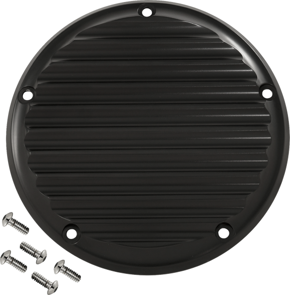 Joker Machine 06-965-1 Derby Cover - Finned - Black - 5 Hole