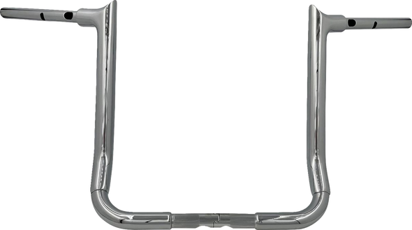Fat Baggers Inc. 845016 1-1/2" Ez Install Pointed Top Handlebar - 16" - Chrome