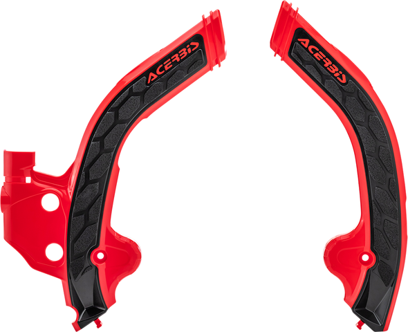 Acerbis 2801941018 X-Grip Frame Guards - Red/Black - Beta 20-24
